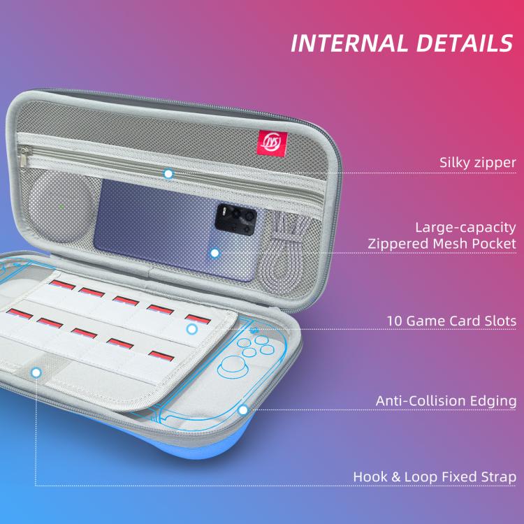 For Nintendo Switch 2 EVA Portable Shockproof Waterproof Portable Game Console Storage Bag