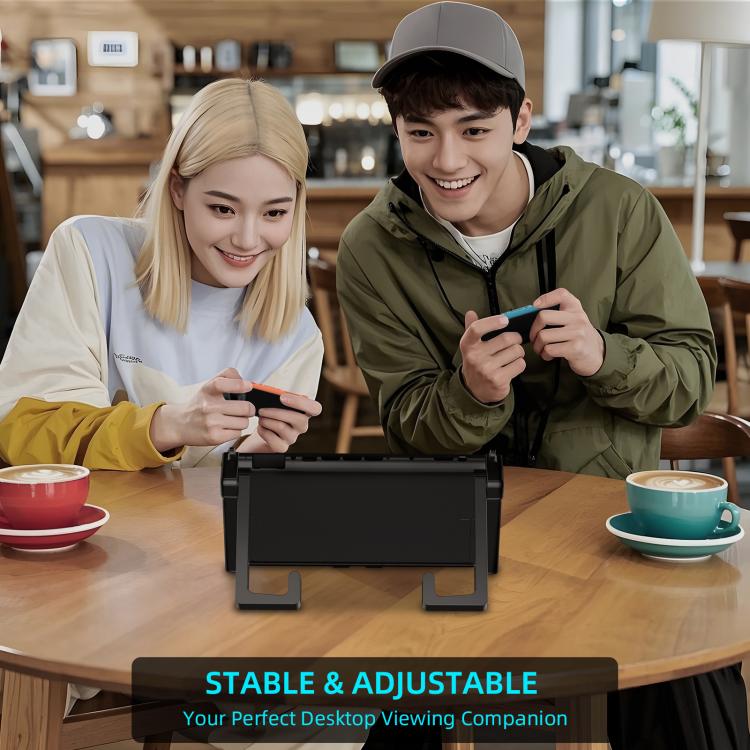 For Nintendo Switch 2 JYS-NS2299 2 in 1 Adjustable Car Game Console Holder - Black
