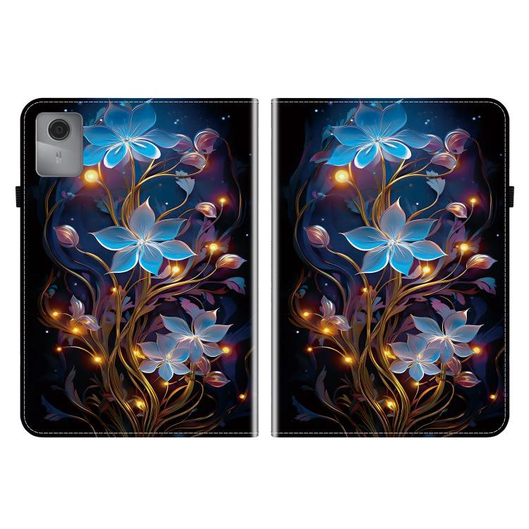 For Lenovo Idea Tab 11 / Xiaoxin Pad 2025 Crystal Texture Colored Drawing Leather Tablet Case