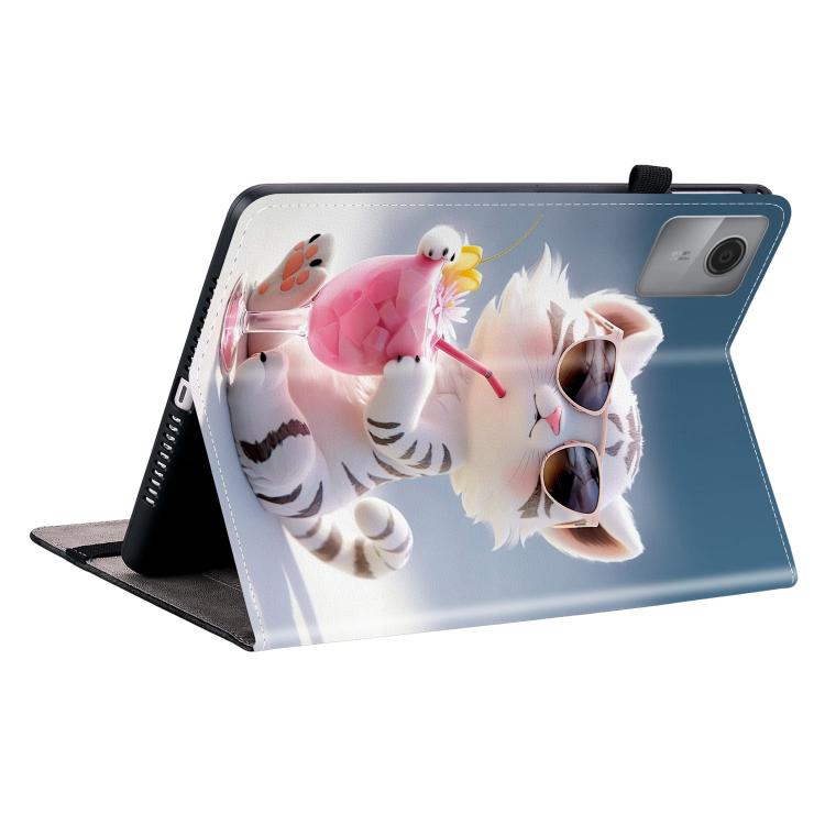 For Lenovo Idea Tab 11 / Xiaoxin Pad 2025 Crystal Texture Colored Drawing Leather Tablet Case