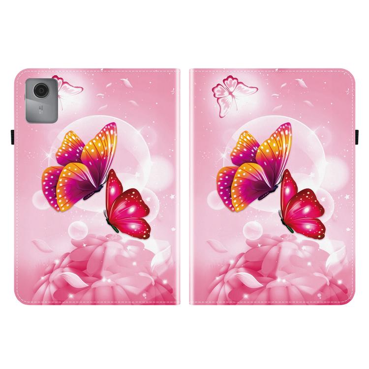For Lenovo Idea Tab 11 / Xiaoxin Pad 2025 Crystal Texture Colored Drawing Leather Tablet Case