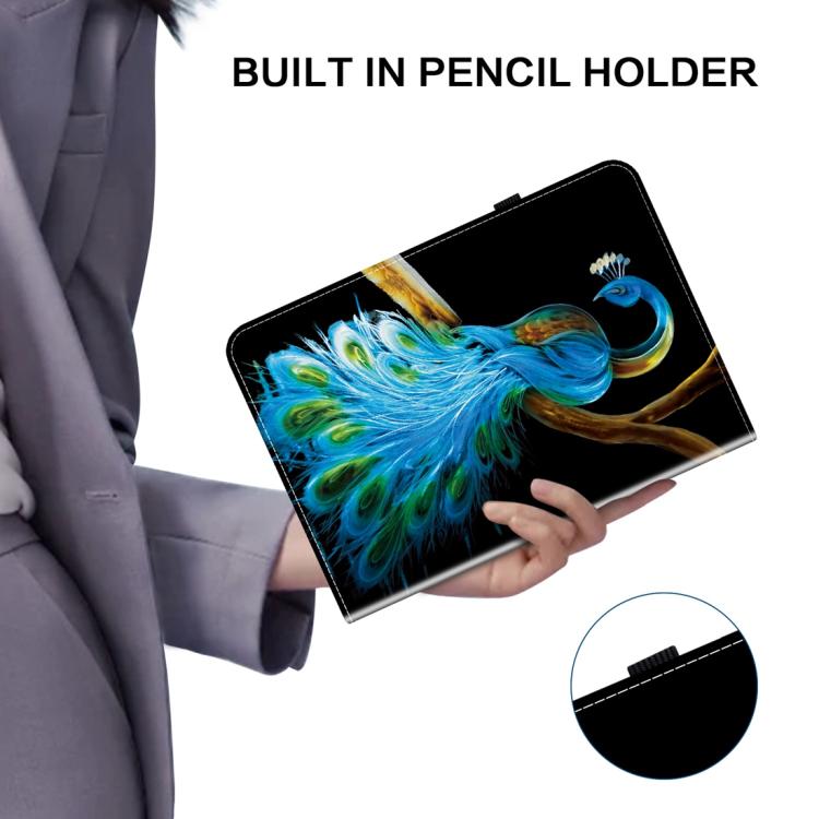 For Lenovo Idea Tab 11 / Xiaoxin Pad 2025 Crystal Texture Colored Drawing Leather Tablet Case