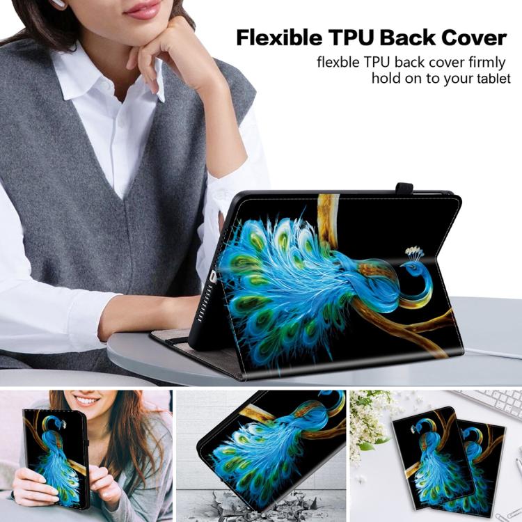 For Lenovo Idea Tab 11 / Xiaoxin Pad 2025 Crystal Texture Colored Drawing Leather Tablet Case