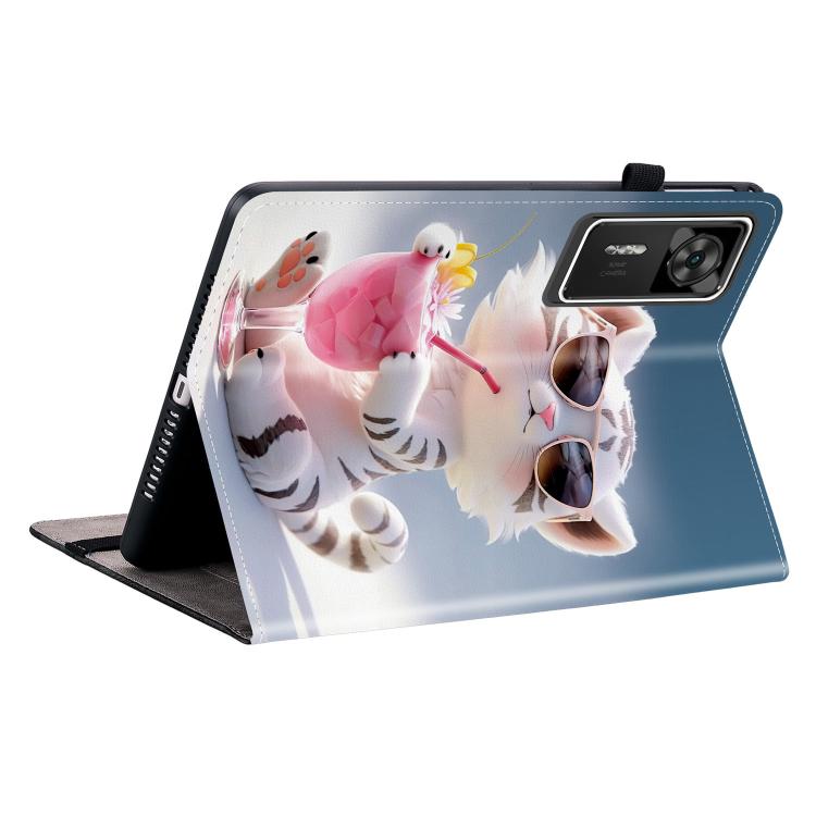For Lenovo Legion Y700 Gen 4 Crystal Texture Colored Drawing Leather Tablet Case