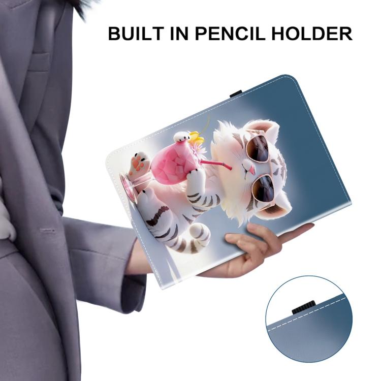 For Lenovo Tab K9 / Tab One Crystal Texture Colored Drawing Leather Tablet Case