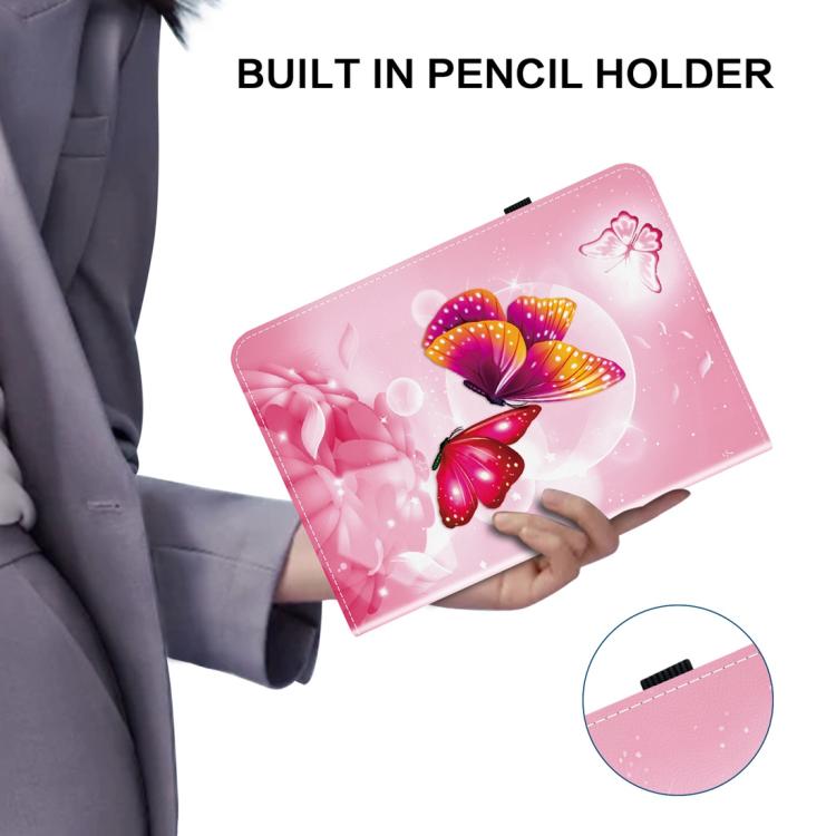 For Lenovo Tab K9 / Tab One Crystal Texture Colored Drawing Leather Tablet Case