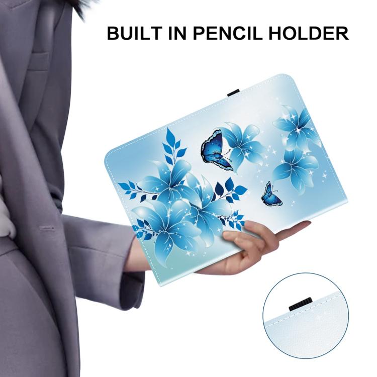 For Lenovo Tab K9 / Tab One Crystal Texture Colored Drawing Leather Tablet Case