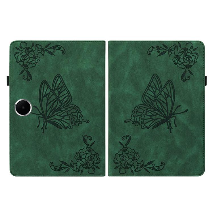For OPPO Pad SE 11 inch Butterfly Flower Embossed Leather Tablet Case