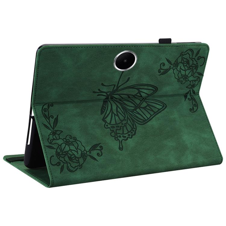 For OPPO Pad SE 11 inch Butterfly Flower Embossed Leather Tablet Case