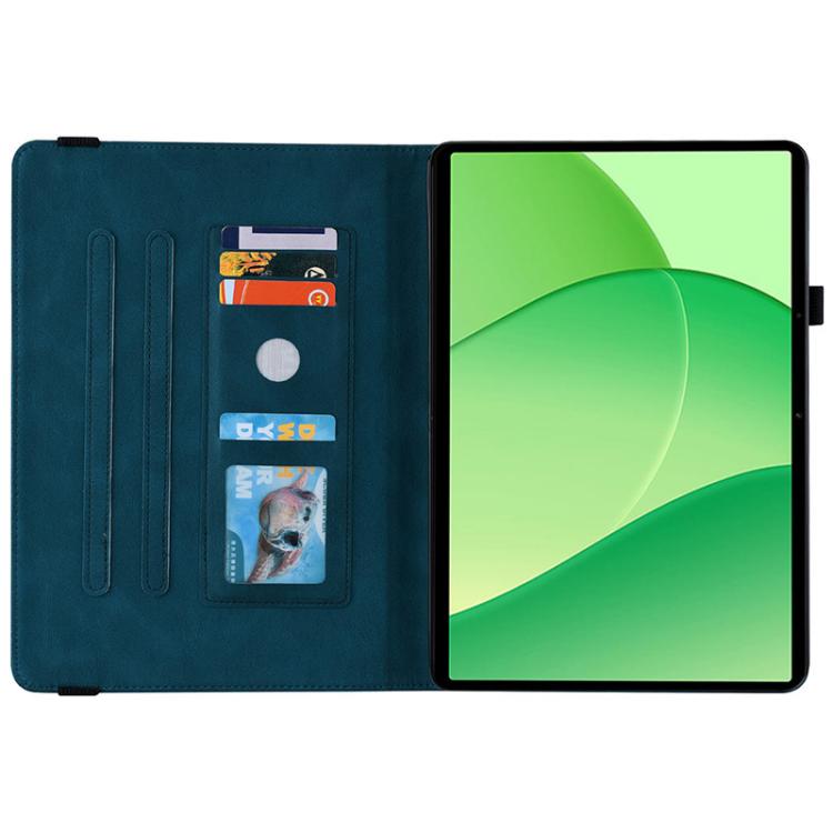 For OPPO Pad SE 11 inch Butterfly Flower Embossed Leather Tablet Case