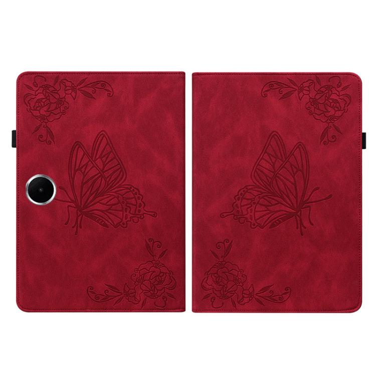 For OPPO Pad SE 11 inch Butterfly Flower Embossed Leather Tablet Case
