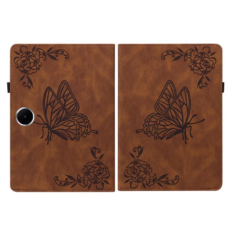 For OPPO Pad SE 11 inch Butterfly Flower Embossed Leather Tablet Case