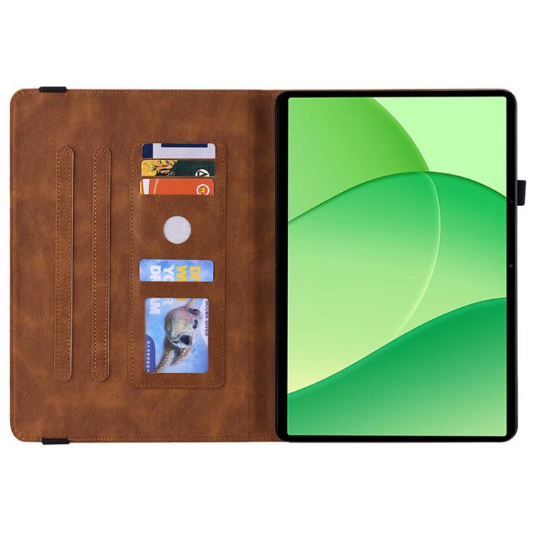 For OPPO Pad SE 11 inch Butterfly Flower Embossed Leather Tablet Case