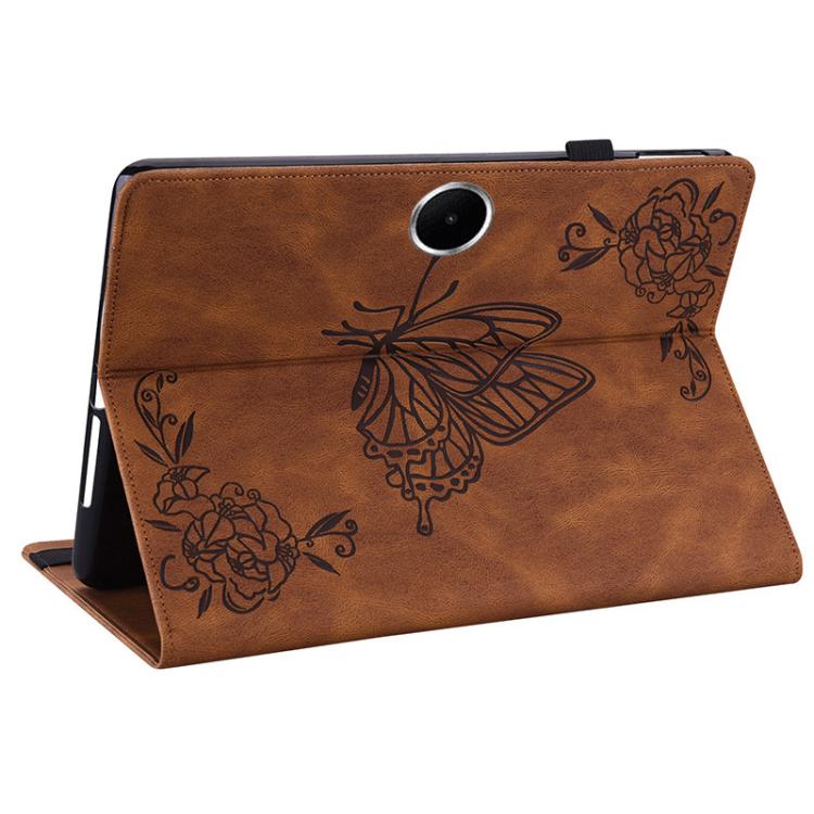 For OPPO Pad SE 11 inch Butterfly Flower Embossed Leather Tablet Case
