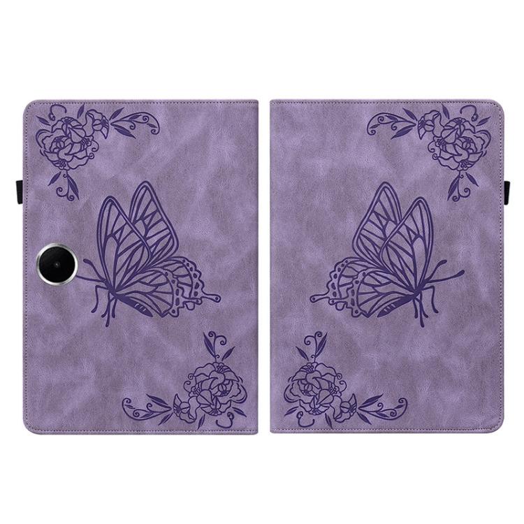 For OPPO Pad SE 11 inch Butterfly Flower Embossed Leather Tablet Case