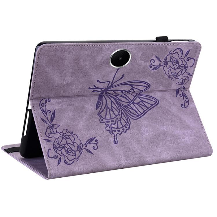 For OPPO Pad SE 11 inch Butterfly Flower Embossed Leather Tablet Case