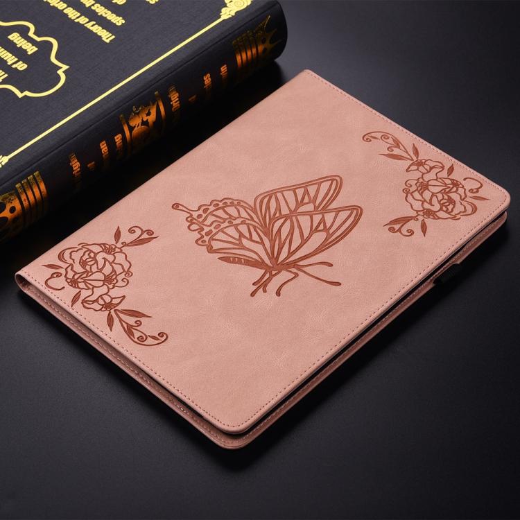 For OPPO Pad SE 11 inch Butterfly Flower Embossed Leather Tablet Case