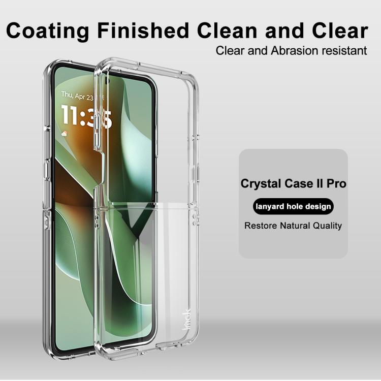 For Motorola Razr 60 Ultra imak Wing II Wear-resisting Crystal Phone Protective Case
