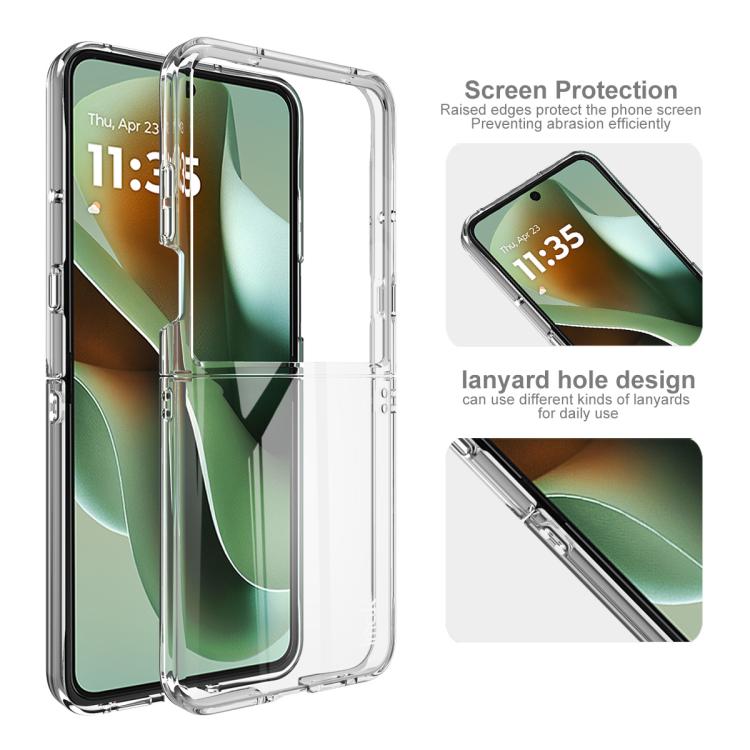 For Motorola Razr 60 Ultra imak Wing II Wear-resisting Crystal Phone Protective Case