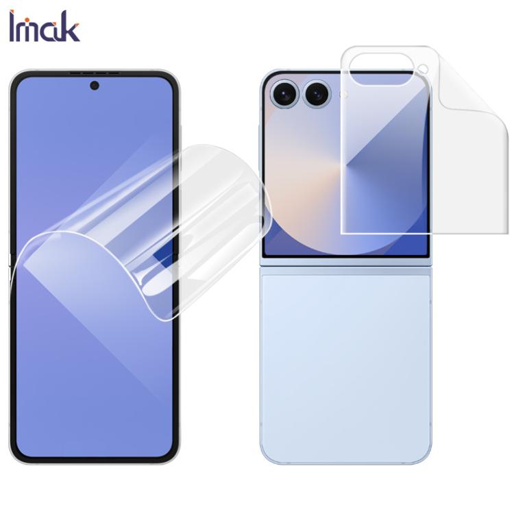 For Samsung Galaxy Z Flip7 5G imak 4th Generation Screen Hydrogel Film Protector, Main Screen + Second Screen 1 Set