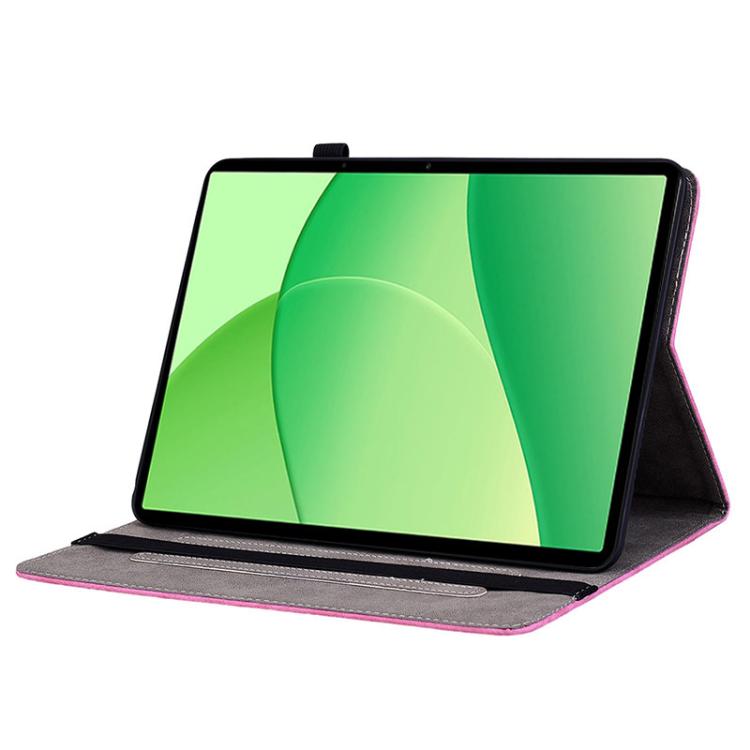 For OPPO Pad SE 11 inch Butterfly Rose Embossed Leather Tablet Case