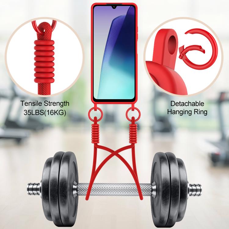 For Redmi 14C 4G / 14R 5G / A4 5G Integrated Card Bag Solid Color Liquid Silicone Phone Case Gen2 with Short Lanyard