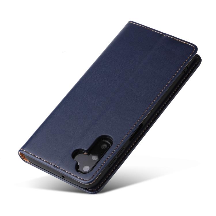 For Samsung Galaxy A56 5G Fierre Shann PU Genuine Leather Texture Phone Case