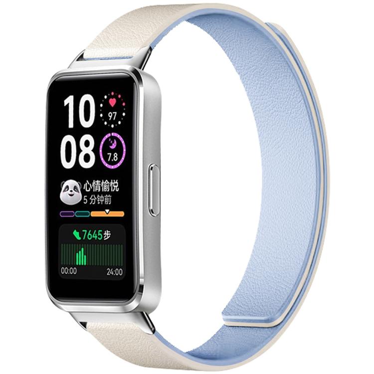For Huawei Band 10 / 9 / 8 xDfind Litchi Texture Magnetic Silicone Watch Band