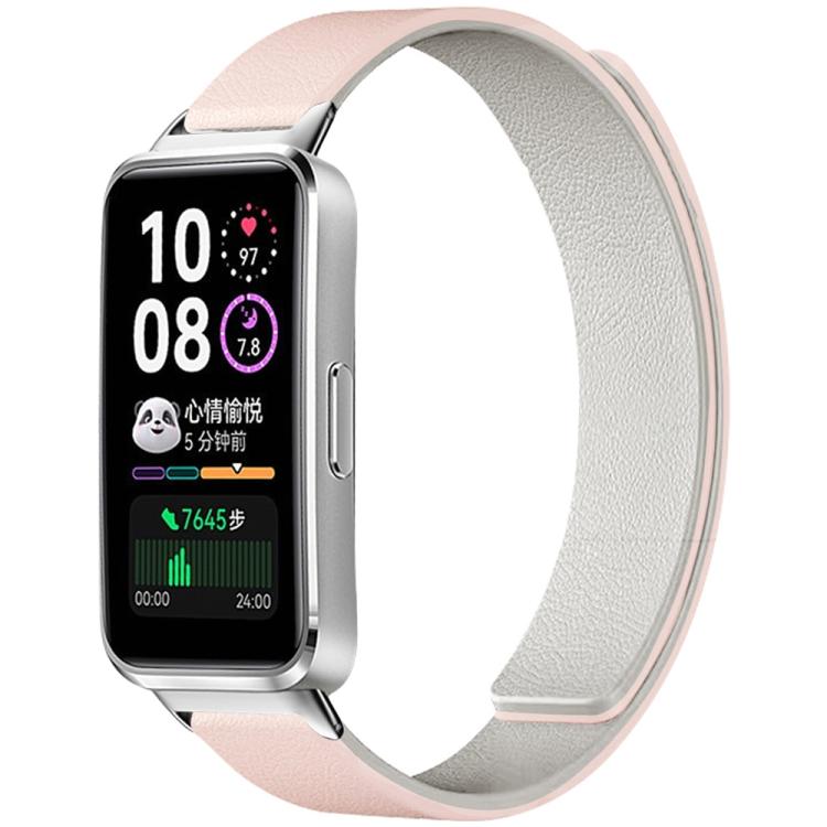 For Huawei Band 10 / 9 / 8 xDfind Litchi Texture Magnetic Silicone Watch Band