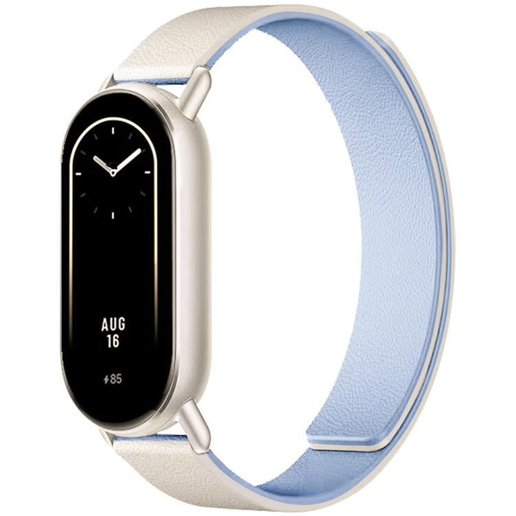 For Xiaomi Smart Bnad 10 / 9 / 8 xDfind Litchi Texture Magnetic Silicone Watch Band