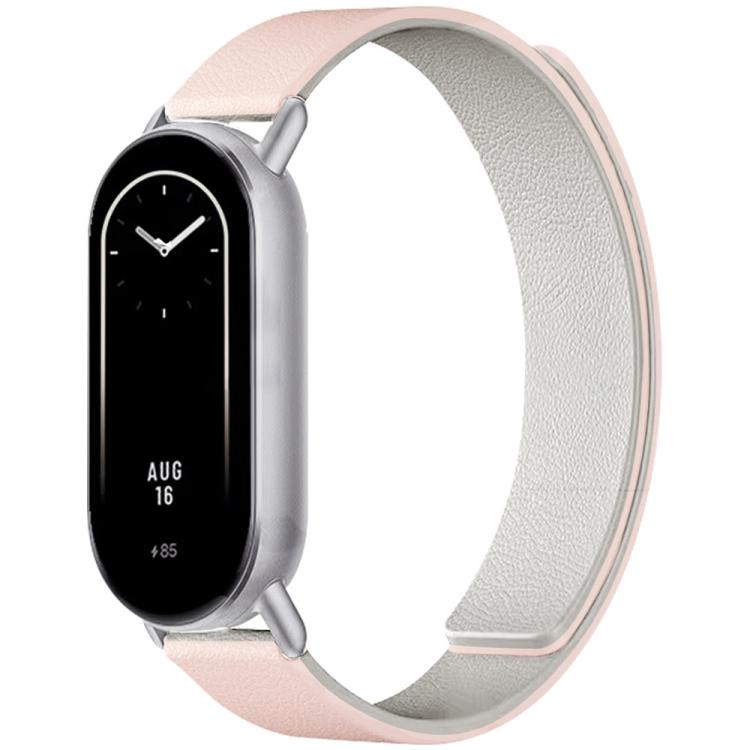 For Xiaomi Smart Bnad 10 / 9 / 8 xDfind Litchi Texture Magnetic Silicone Watch Band