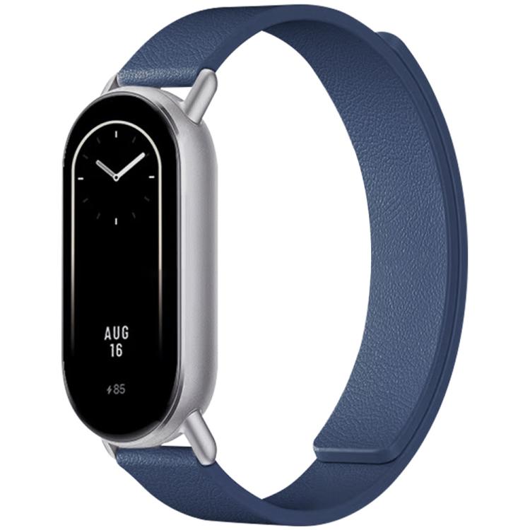For Xiaomi Smart Bnad 10 / 9 / 8 xDfind Litchi Texture Magnetic Silicone Watch Band