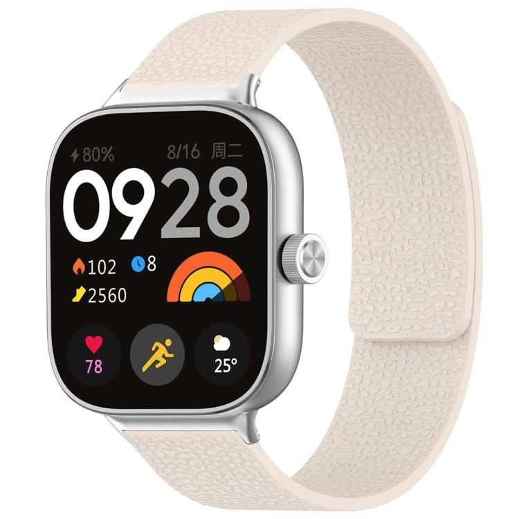 For Xiaomi Band 10 Pro/9 Pro/Redmi Watch 6/5/4 xDfind Litchi Texture Magnetic Silicone Watch Band