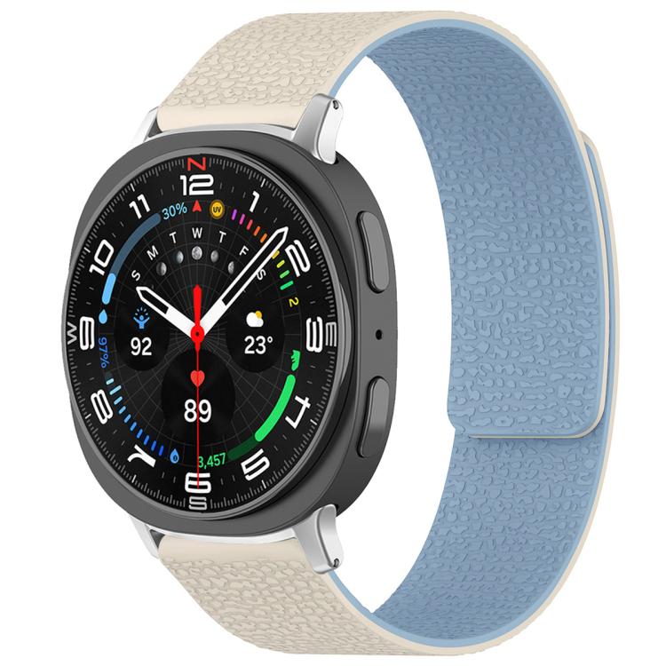 For Samsung Galaxy Watch Ultra/Ultra 2025 xDfind Litchi Texture Magnetic Silicone Watch Band
