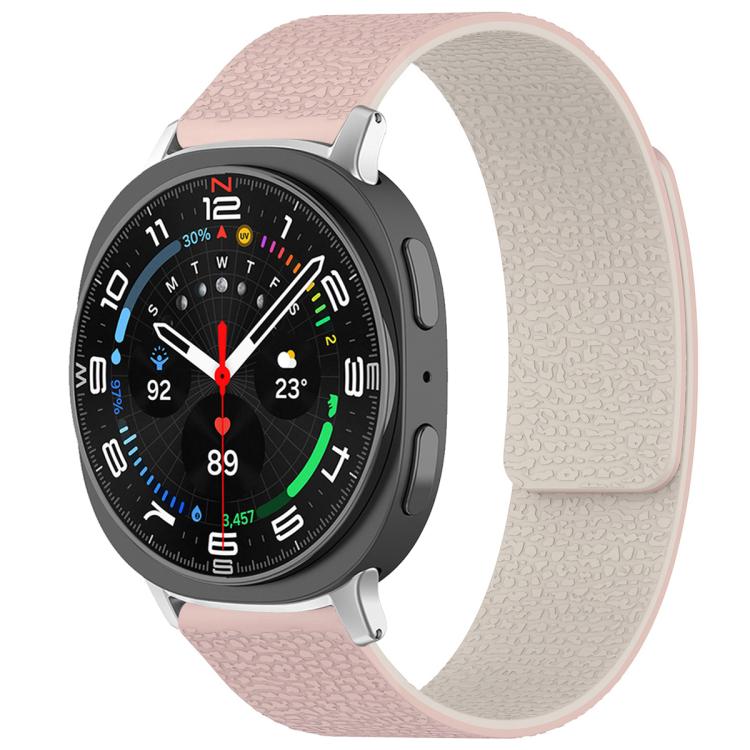 For Samsung Galaxy Watch Ultra/Ultra 2025 xDfind Litchi Texture Magnetic Silicone Watch Band