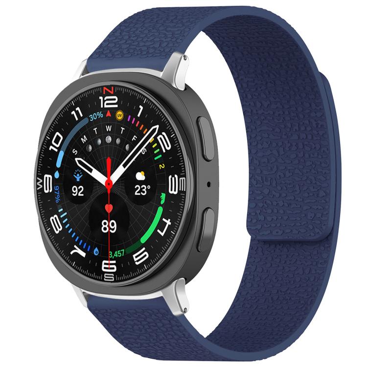 For Samsung Galaxy Watch Ultra/Ultra 2025 xDfind Litchi Texture Magnetic Silicone Watch Band