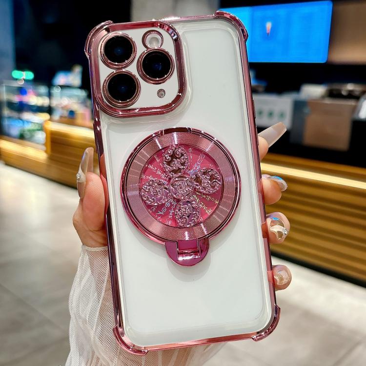 For iPhone 11 Pro Spinning Top Holder Phone Case