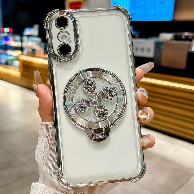 For iPhone XS / X Spinning Top Holder Phone Case
