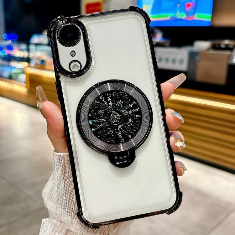For iPhone XR Spinning Top Holder Phone Case