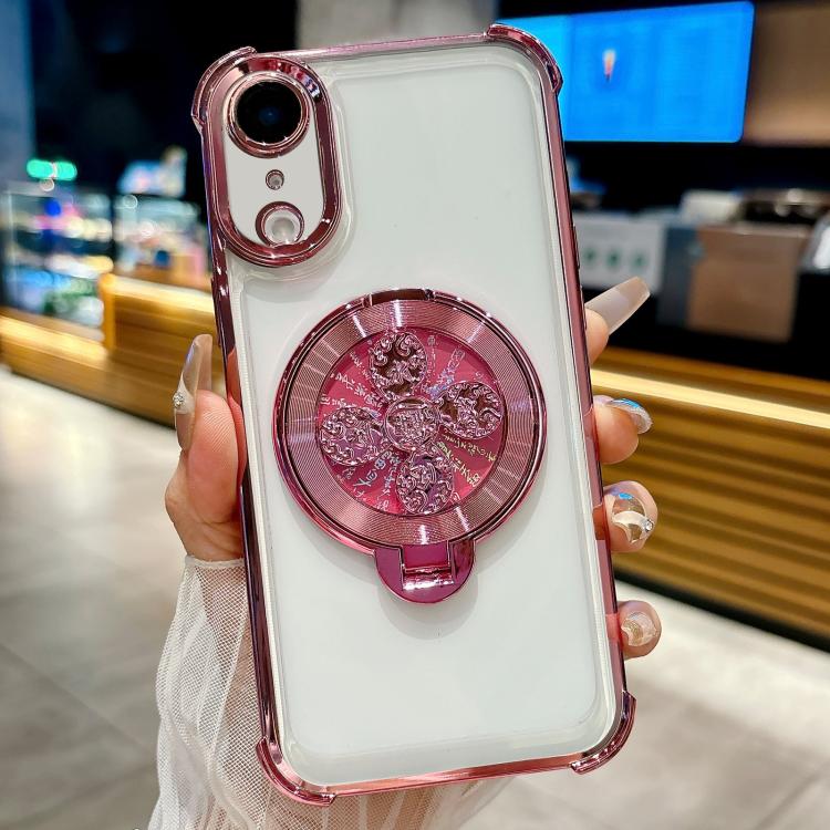 For iPhone XR Spinning Top Holder Phone Case