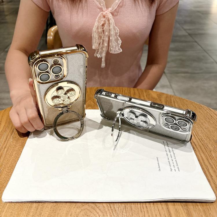 For iPhone XS Max Spinning Top Holder Phone Case
