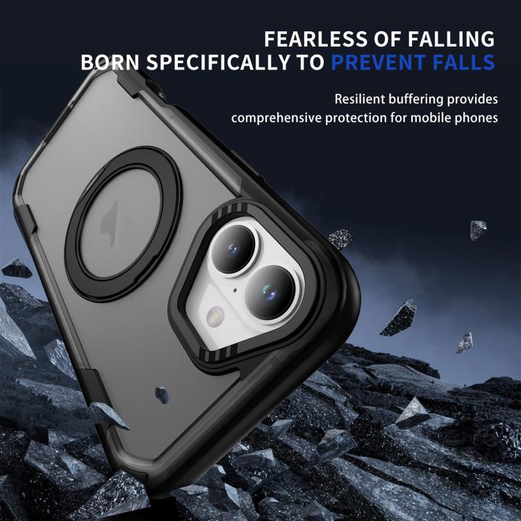 For iPhone 16 Defend Rugged Gear Holder MagSafe Phone Case