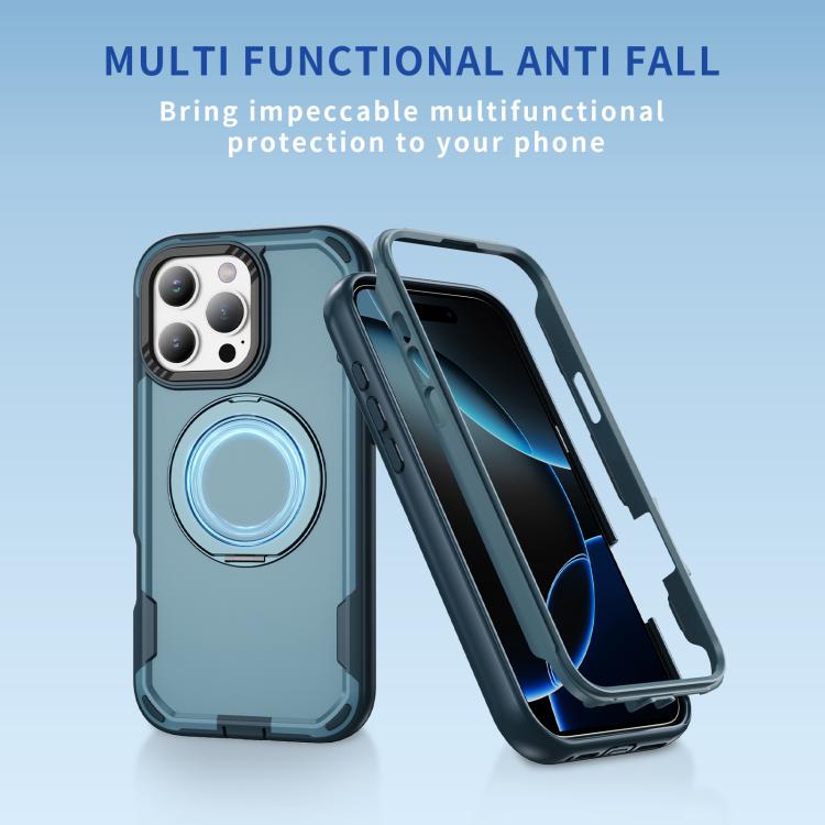 For iPhone 16 Pro Max Defend Rugged Gear Holder MagSafe Phone Case