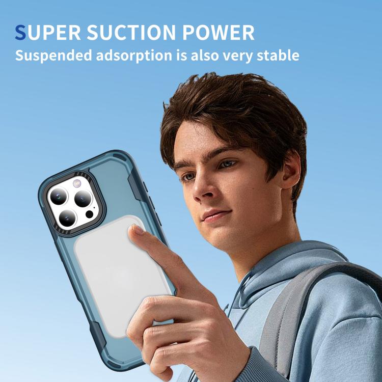 For iPhone 16 Pro Max Defend Rugged Gear Holder MagSafe Phone Case