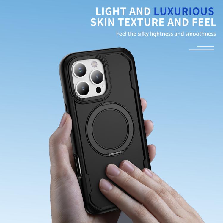 For iPhone 16 Pro Max Defend Rugged Gear Holder MagSafe Phone Case