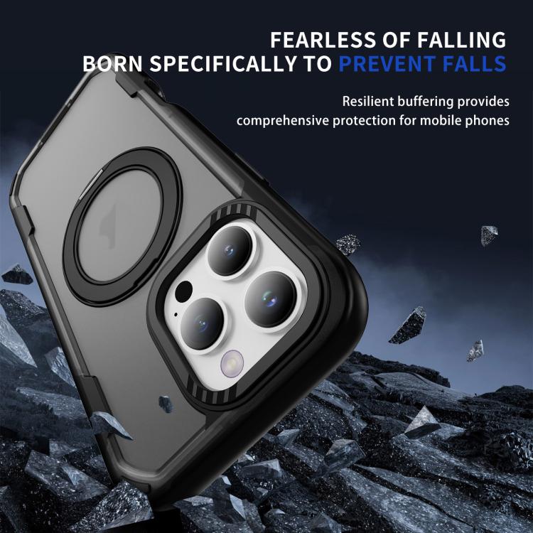 For iPhone 16 Pro Max Defend Rugged Gear Holder MagSafe Phone Case