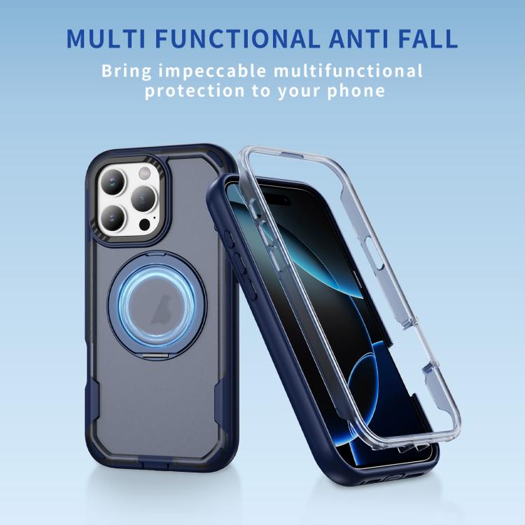 For iPhone 16 Pro Max Defend Rugged Gear Holder MagSafe Phone Case