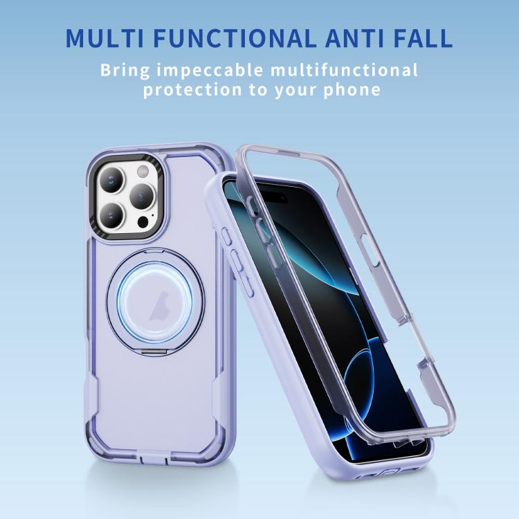 For iPhone 16 Pro Max Defend Rugged Gear Holder MagSafe Phone Case