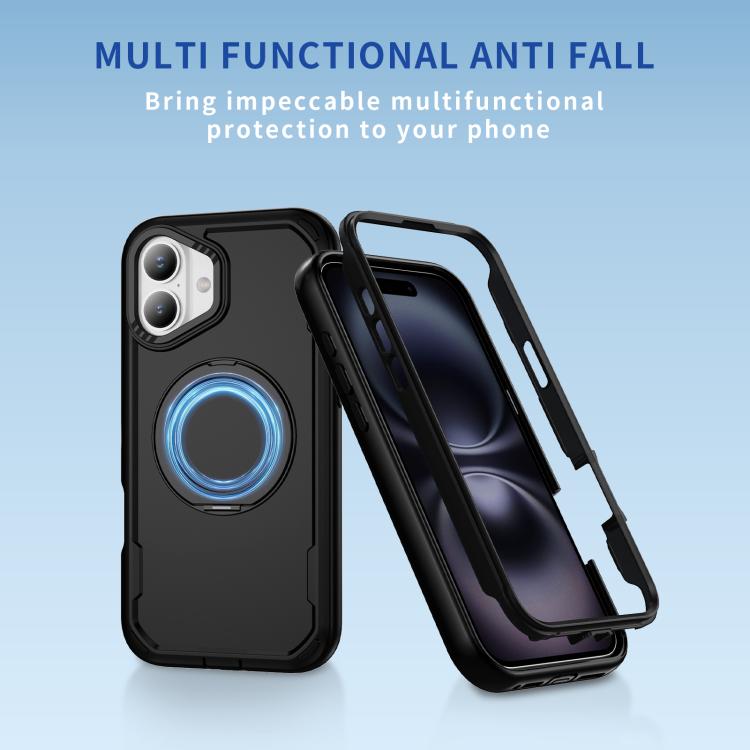 For iPhone 17 Defend Rugged Gear Holder MagSafe Phone Case
