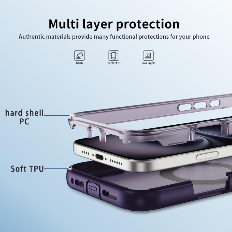 For iPhone 17 Defend Rugged Gear Holder MagSafe Phone Case